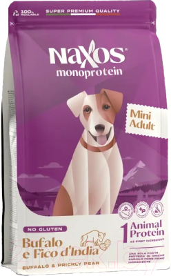 Сухой корм для собак Adragna Naxos Mini Adult Буйвол с Опунцией - фото