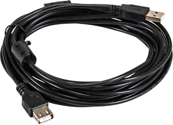 Удлинитель кабеля ExeGate EX-CCF-USB2-AMAF-5.0F / EX294765RUS - фото