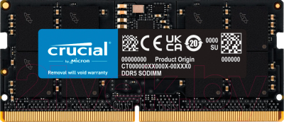 Оперативная память DDR5 Crucial CT8G48C40S5 - фото