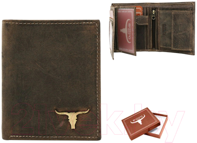 Портмоне Cedar Buffalo Wild / RM-24-16-BAW-5726