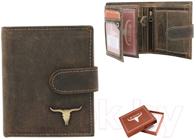 Портмоне Cedar Buffalo Wild / RM-24-16L-BAW-5740