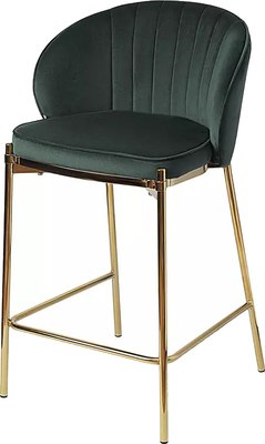 Стул барный Bergenson Bjorn Coral / BB0000703 (темно-зеленый) - фото