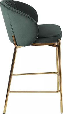 Стул барный Bergenson Bjorn Coral / BB0000703 (темно-зеленый)