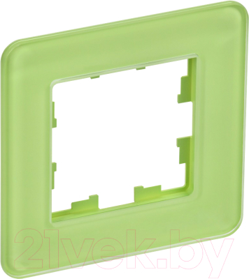 Рамка для выключателей и розеток IEK Brite BR-M12-G-41-K06 - фото