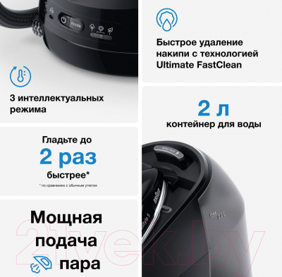 Утюг с парогенератором Braun CareStyle 5 IS 5249BK (0128809002)