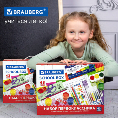 Набор школьника Brauberg В подарочной коробке / 880949