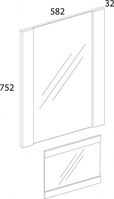 Зеркало Anrex Doorset 58