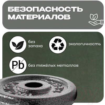 Набор дисков для штанги Proiron НЧД4125