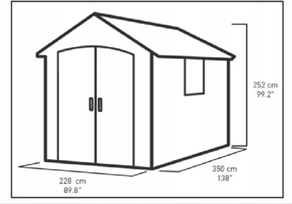 Сарай из пластика Keter Premier 7511 / 255144