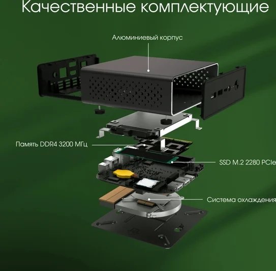 Неттоп Digma Pro Minimax U1 / DPP3-8DXW01