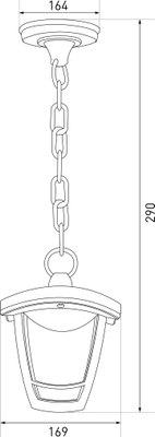 Светильник уличный ЭРА ДСУ 07-8-001 / Б0064294