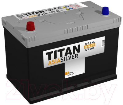 Автомобильный аккумулятор TITAN Asia Silver 850A L+ - фото