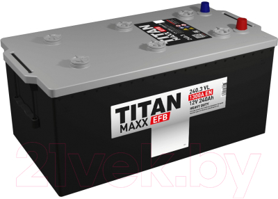 Автомобильный аккумулятор TITAN Maxx EFB 1300A R+ - фото
