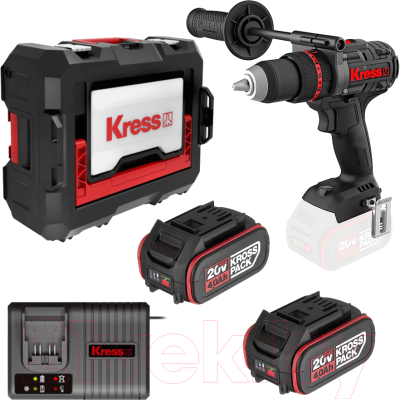 Аккумуляторная дрель-шуруповерт Kress KUC35 - фото