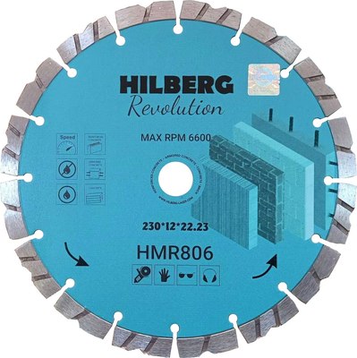 Отрезной диск алмазный Hilberg Revolution / HMR806 - фото