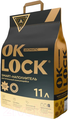 Наполнитель для туалета Ok-Lock Кофе комкующийся - фото