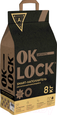 Наполнитель для туалета Ok-Lock Кофе комкующийся - фото