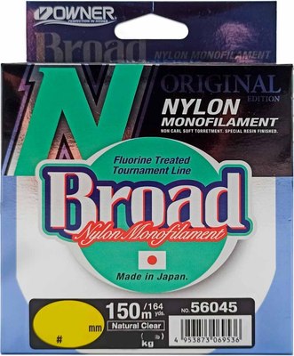 Леска монофильная Owner Broad 150м 0.16мм 2.7кг / 56045-016