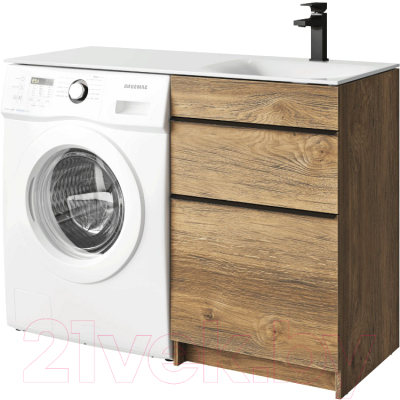 Тумба с умывальником Aqwella Terra R / TER01052NDB - фото