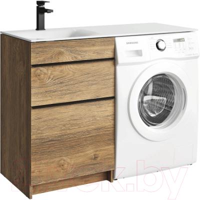 Тумба с умывальником Aqwella Terra L / TER01052NDB - фото