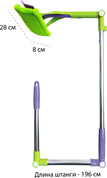 Швабра для мытья окон Orion Home 1107F