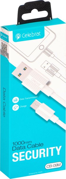 Кабель Celebrat CB-09 Micro USB