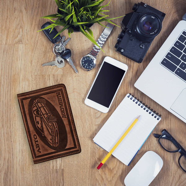 Обложка для автодокументов Brauberg Машина / 238208