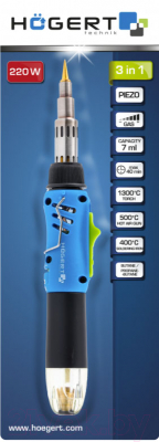 Паяльник газовый Hoegert HT2C401