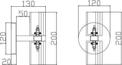 Бра Moderli Brass / V11016-2W