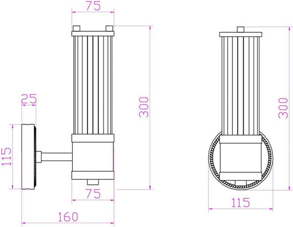 Бра Moderli Brass / V11020-1W