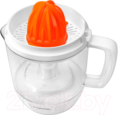 Соковыжималка электрическая StarWind SJ 1241 (белый/прозрачный)