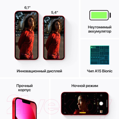 Смартфон восстановленный Apple iPhone 13 mini 256GB Flip Грейд B