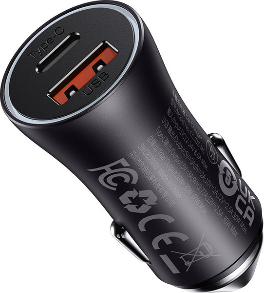 Адаптер питания автомобильный Baseus CGJM000113