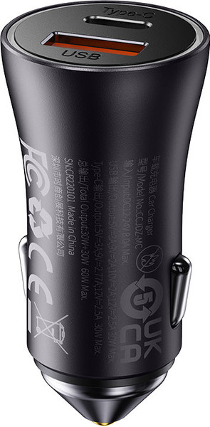 Адаптер питания автомобильный Baseus CGJM000113