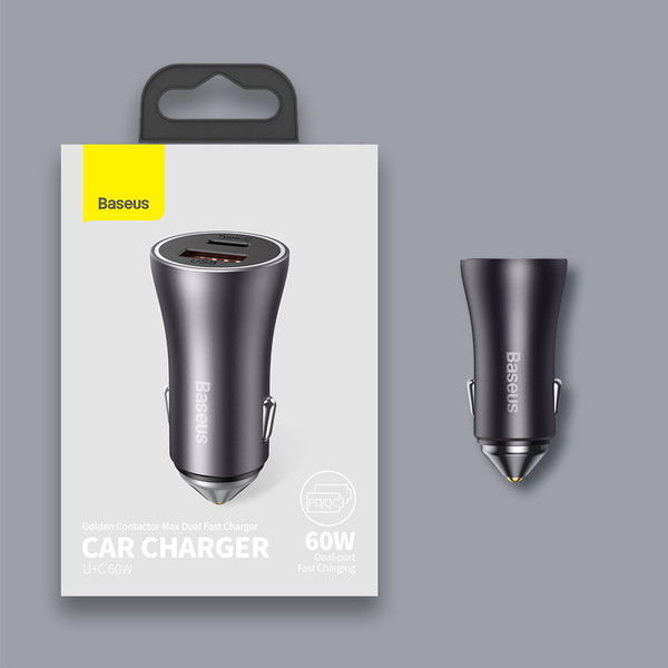 Адаптер питания автомобильный Baseus CGJM000113