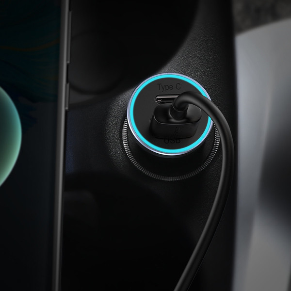 Адаптер питания автомобильный Baseus CGJM000113