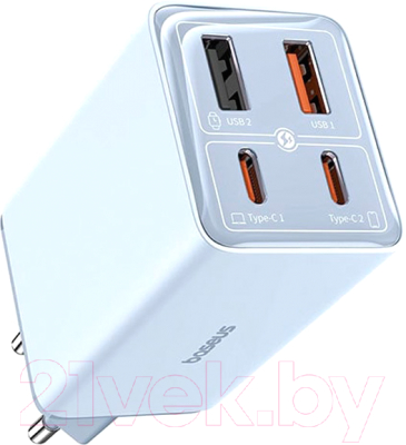 Адаптер питания сетевой Baseus GaN6 Pro 65W EU / P10162701313-00 - фото