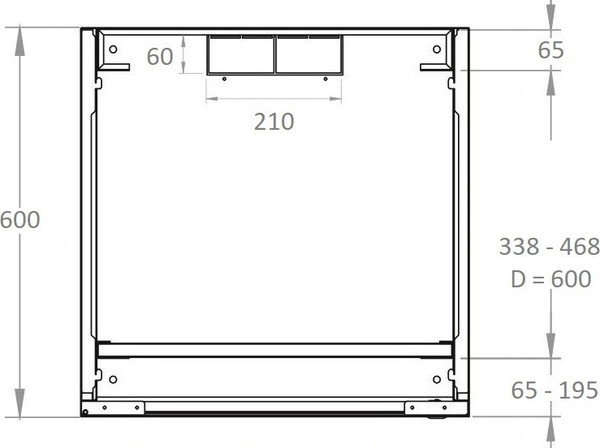 Шкаф телекоммуникационный Lande LN-PRB-12U6060-BL-F-01
