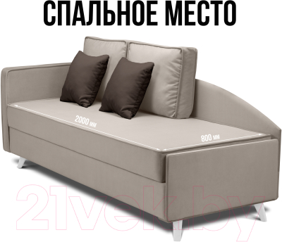 Тахта Mio Tesoro Альфа 800 левая