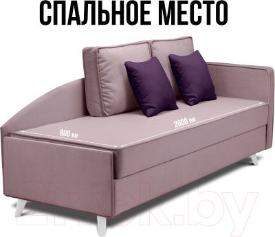 Тахта Mio Tesoro Альфа 800 правая