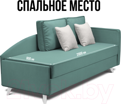 Тахта Mio Tesoro Альфа 800 правая