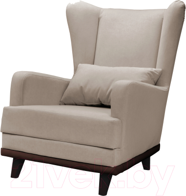 Кресло мягкое Mio Tesoro Ритм (Velutto 18/шоколад) - фото