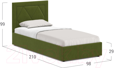 Односпальная кровать Moon Family 1255 / MF010831