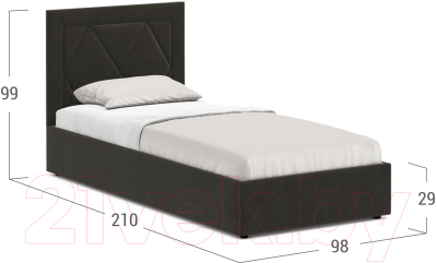 Односпальная кровать Moon Family 1255 / MF010891