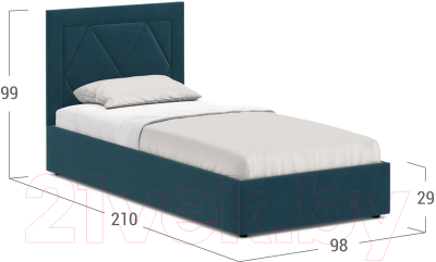 Односпальная кровать Moon Family 1255 / MF010852