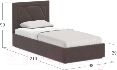 Односпальная кровать Moon Family 1255 / MF010822