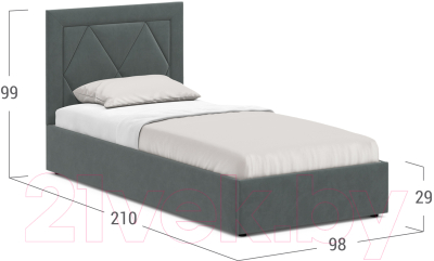 Односпальная кровать Moon Family 1255 / MF010912