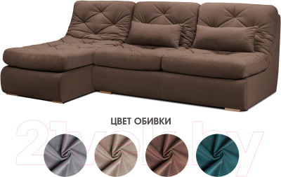 Диван угловой Mio Tesoro Борнео с оттоманкой