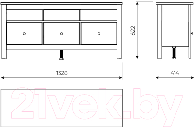 Тумба Mio Tesoro Сага 2.08.03.090.1