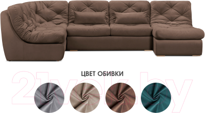 Диван П-образный Mio Tesoro Борнео